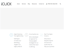 Tablet Screenshot of iclick-sa.com